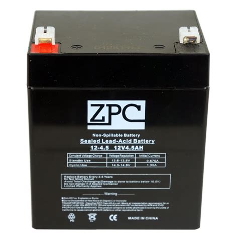 zpc  ah  volt  amp hour sealed lead acid sla battery walmartcom walmartcom