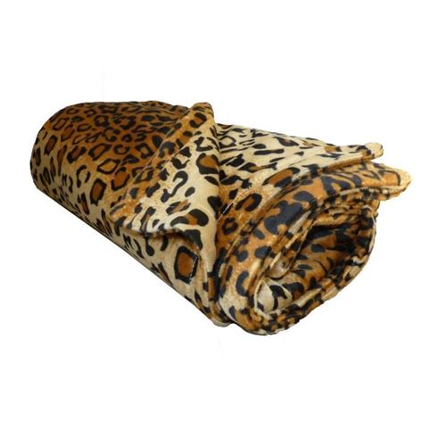 plaid leopard  achat vente couverture plaid cdiscount