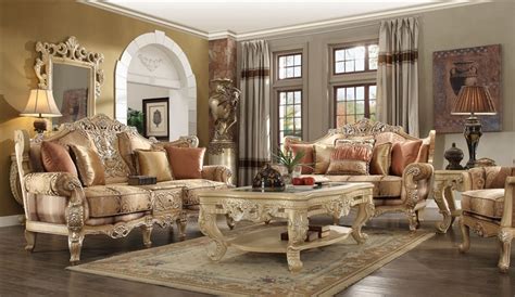 victorian upholstery  piece living room set  homey design hd