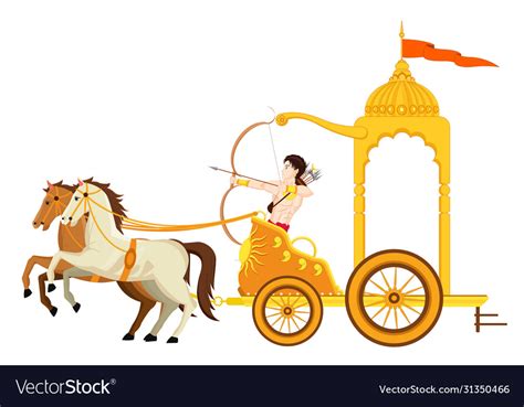 golden chariot   horse  warrior royalty  vector