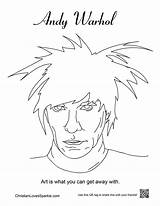Warhol Andy Coloring Pages Soup Printable Cool Kids Getdrawings Getcolorings Colorings Color sketch template