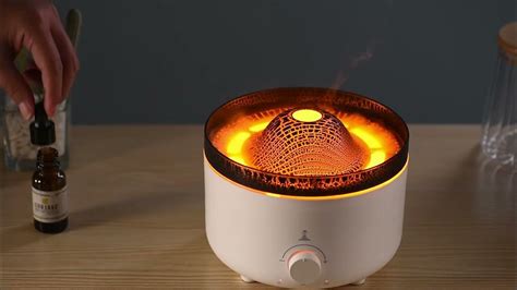 volcanic flame aroma diffuser youtube