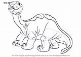 Land Before Time Littlefoot Draw Drawing Step Drawingtutorials101 Coloring Pages Tutorials Drawings Learn Dinosaur sketch template