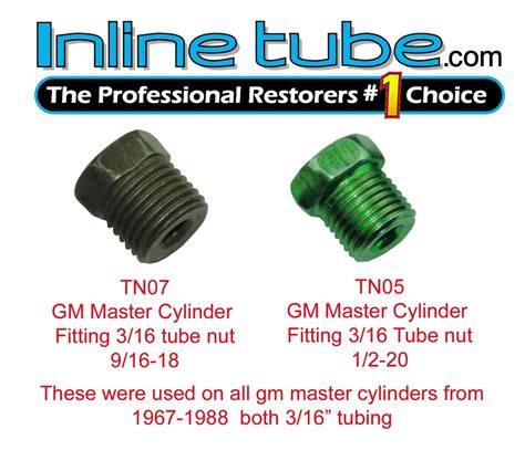 gm master cylinder steel tube fittings brake  nuts  tubing flare fpm ebay