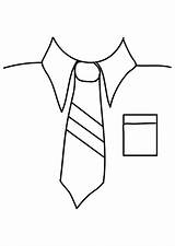 Shirt Coloring Tie Template Getdrawings sketch template