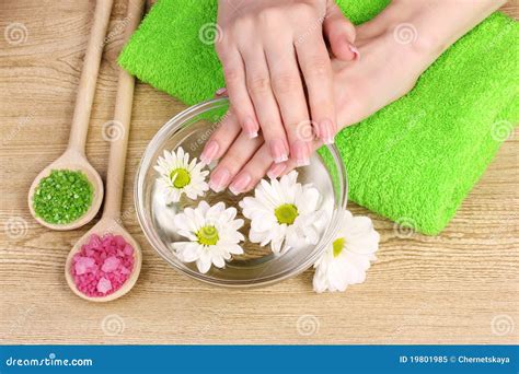 hands  spa stock image image  bath hand health