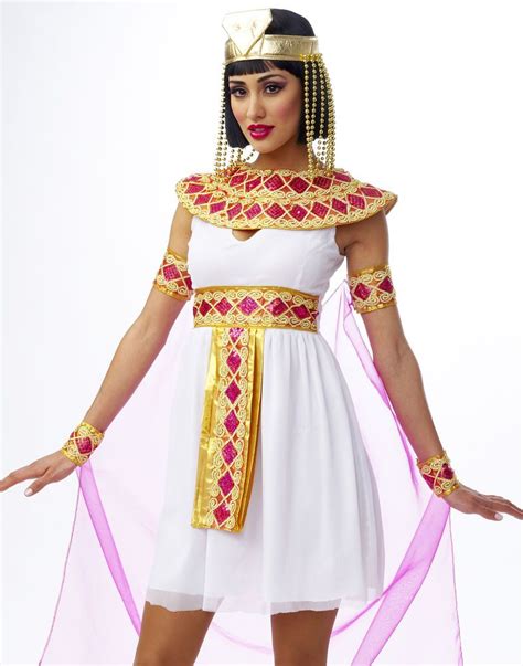 cleopatra pink greek goddess egyptian fancy dress womens