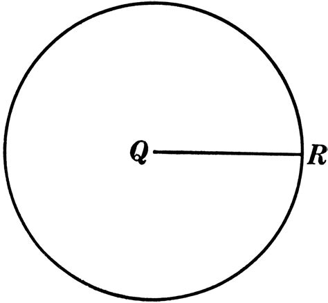 radius   circle clipart