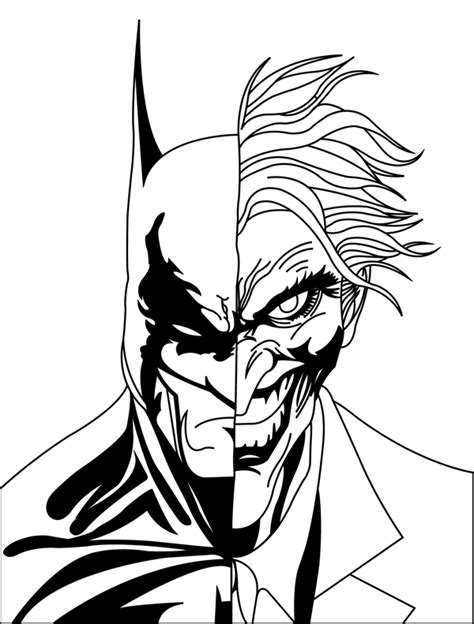 batman head easy coloring pages