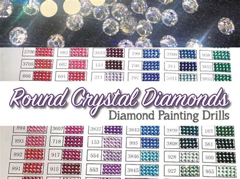 diamond painting bead color chart