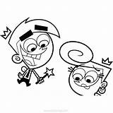 Fairly Oddparents Chin Xcolorings sketch template