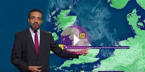 watch a weatherman casually crush the pronunciation of wales town