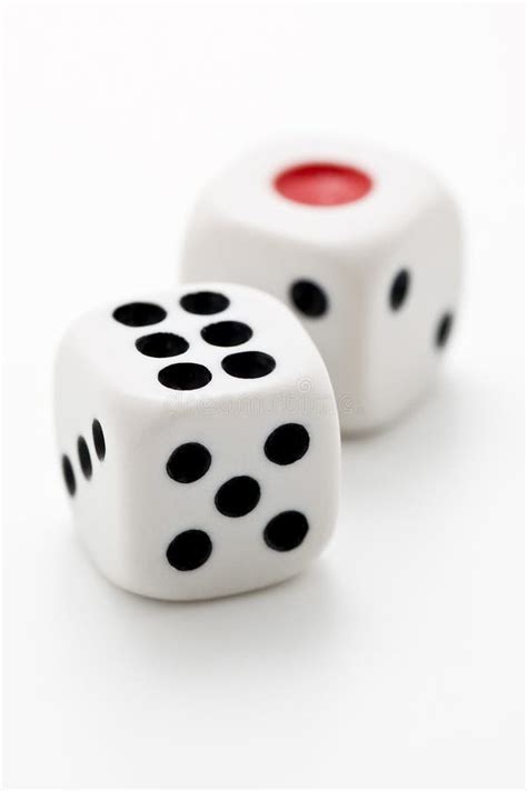 dice stock image image  white wagers success