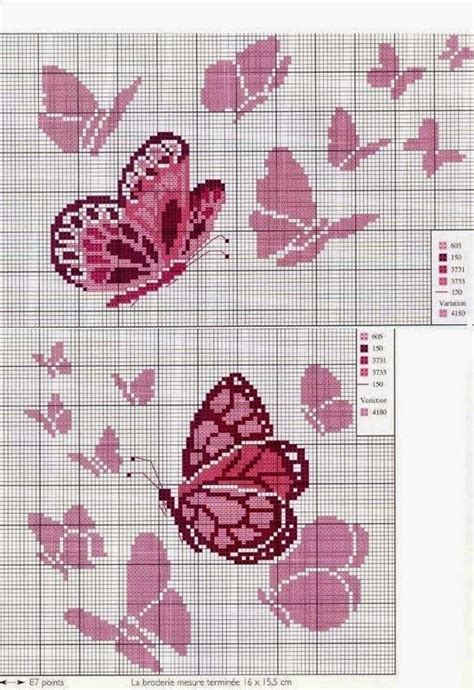 web artesa  graficos de borboleta  bordar em ponto cruz