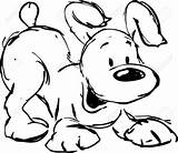 Dog Coloring Clipart Clipartmag Clip sketch template