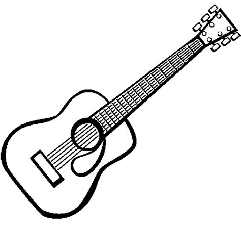 spanish guitar ii coloring page coloringcrewcom