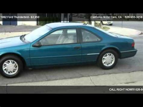 ford thunderbird lx  sale  covina ca