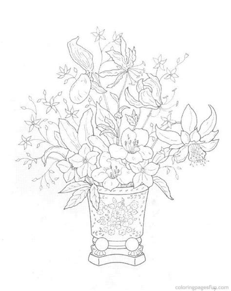 rose bouquet coloring pages iremiss