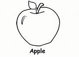 Apple Coloring Pages Printable Kids Apples Book Sheets Template sketch template