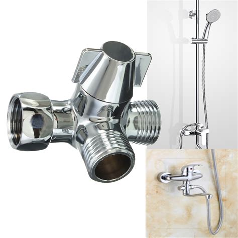 adapter  diameter brass chrome shower diverter valve  shower head tap adapter