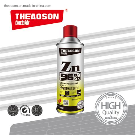 theaoson cold galvanizing spray high zinc china spray paint  cold