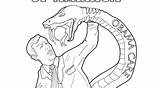 Coloring Vox Cruz Snake sketch template