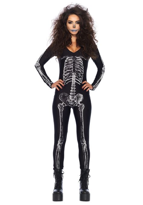 women s x ray skeleton catsuit costume