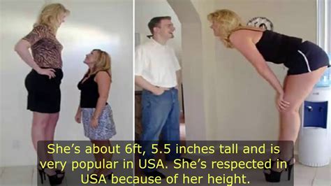 world s tallest woman ever usa heather greene youtube