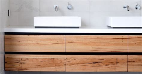 solid timber vanities bringing warmth bathroom