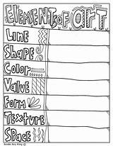 Elements Printable Classroom Classroomdoodles sketch template