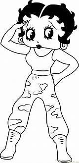 Boop Betty Coloring Pages Someone Looking Color Coloringpages101 sketch template