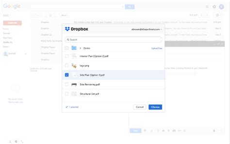 dropbox  gmail  funziona il plugin  gestire tutti  file digitalic