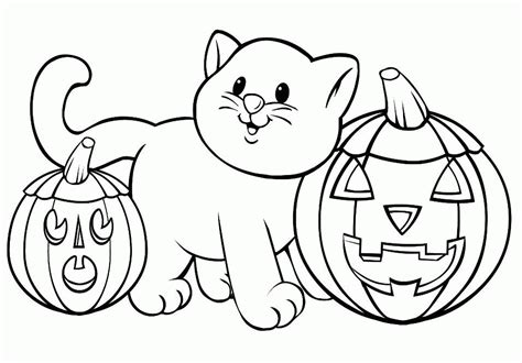 printable halloween coloring pages  preschoolers engage