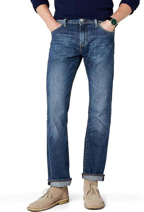 levis mens  slim boot cut jeans blue  mid blue     amazoncouk clothing