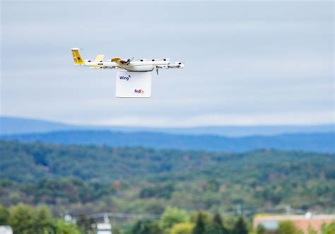coffee  ice cream dropped   sky fedex  making commercial drone deliveries  homes