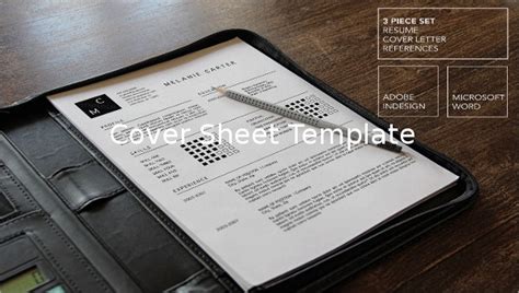 cover sheet templates   word  documents