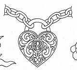 Lock Line Tattoo Key Heart Work Tattoos Outline Jeremiah Drawing Designs Chain Locks Hearts Interfaces Getdrawings Deviantart sketch template