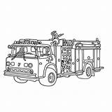 Brandweer Brandweerauto Pages Leukvoorkids Firefighter Tekeningen Ambulance Dept Sheets Printen Brigade sketch template