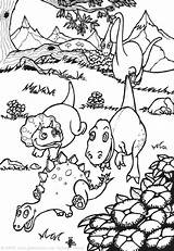 Coloring Pages Dinosaur Dinosaurs Baby Stegosaurus Color Tyrannosaurus Print Printable Kids Cute Hellokids Colorings sketch template
