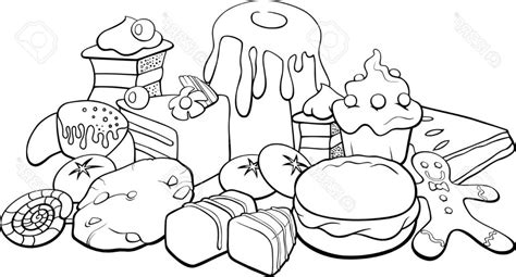 fast food coloring pages  getdrawings