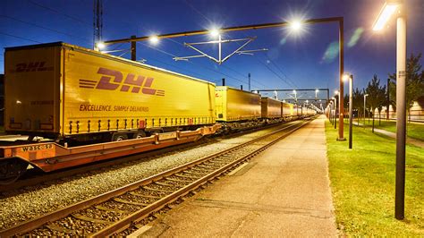 dhl freights  freight train  denmark  germany saves    tons
