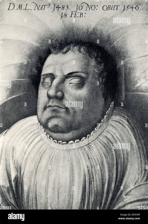martin luther   german protestant reformer   deathbed