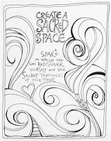 Zenspirations Discovery Journaling Colouring sketch template
