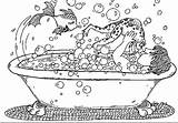 Coloring Pages Bath Animated Coloringpages1001 Gifs sketch template