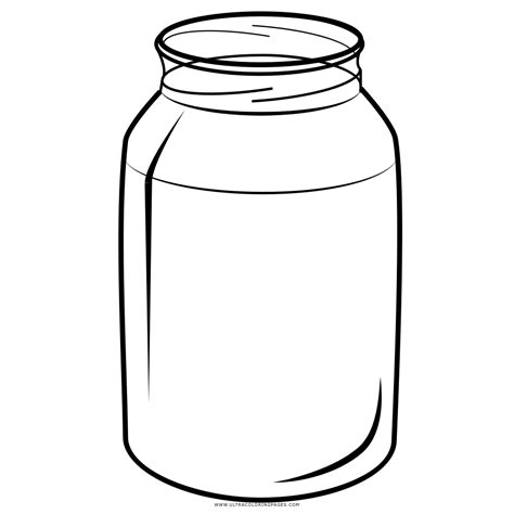 ball jar coloring page  svg images file
