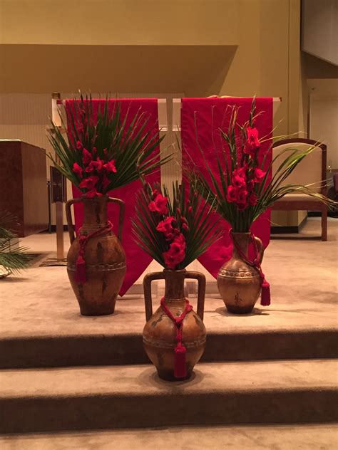 palm sunday lent decorations  church homecoming decorations