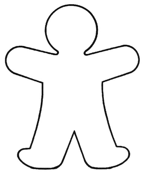 outline  person  kids clipartsco