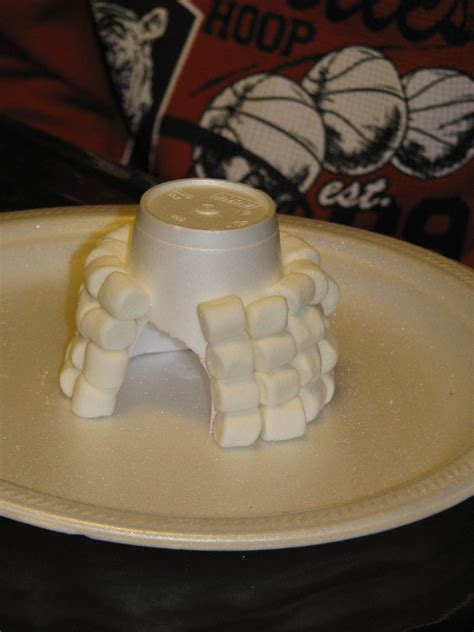 making merry memories marshmallow igloo winter preschool january