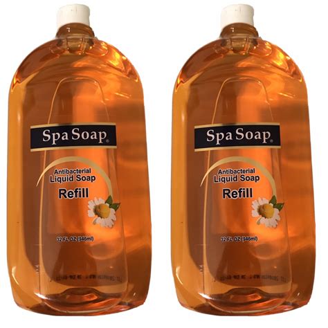 spa antibacterial liquid soap refill  fl oz bottles  walmartcom