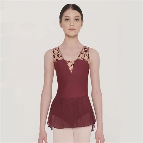 Wear Moi Soraia Lily Collection Skirted Tank Leotard